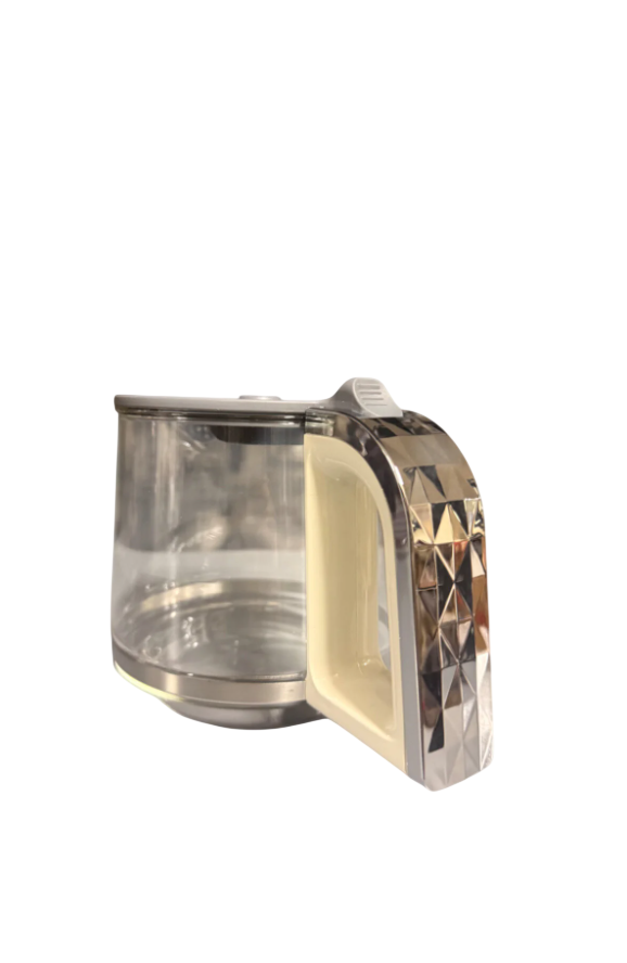 Karaca Çaysever Robotea Pro 4in1  Creamy Quartz Desenli Sap Orijinal Cam Demlik Grubu